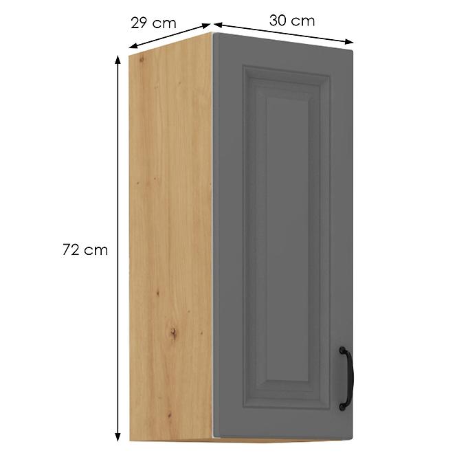 Küchenschrank Stilo dustgrey/artisan 30G-72 1F,2