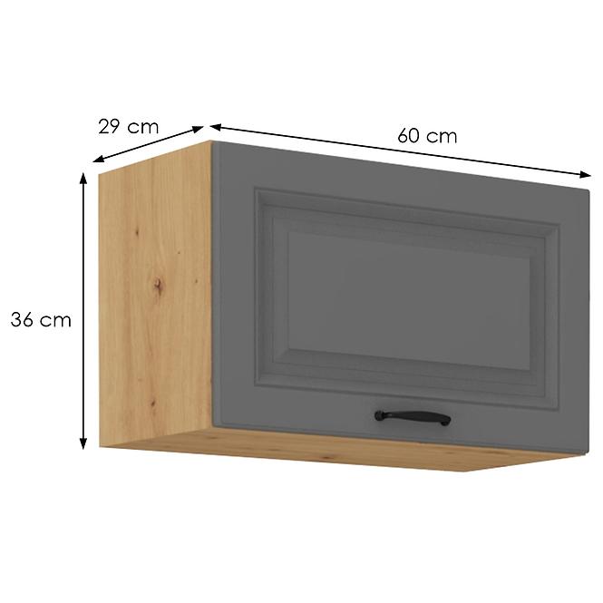 Küchenschrank Stilo dustgrey/artisan 60GU-36 1F,2