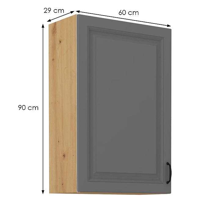Küchenschrank Stilo dustgrey/artisan 60G-90 1F,2