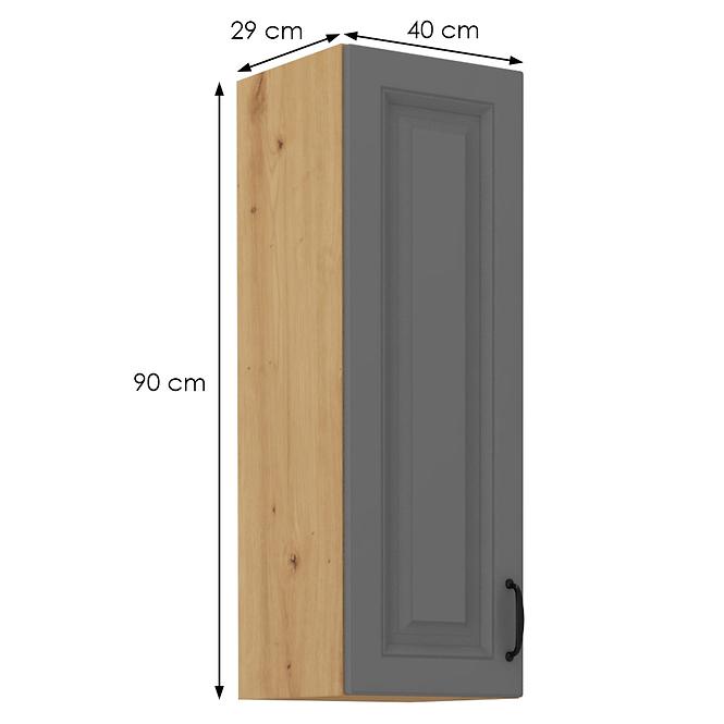 Küchenschrank Stilo dustgrey/artisan 40G-90 1F,2