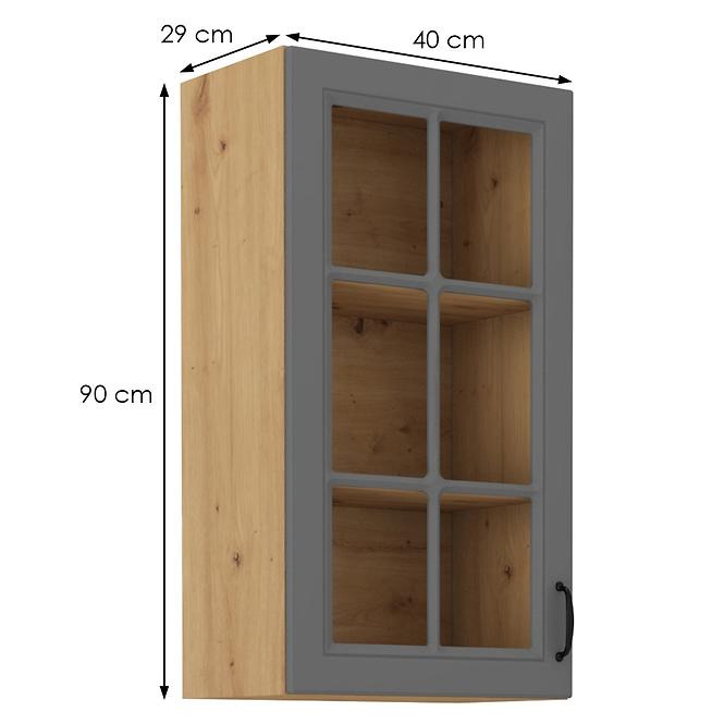Küchenschrank Stilo dustgrey/artisan 40GS-90 1F,2