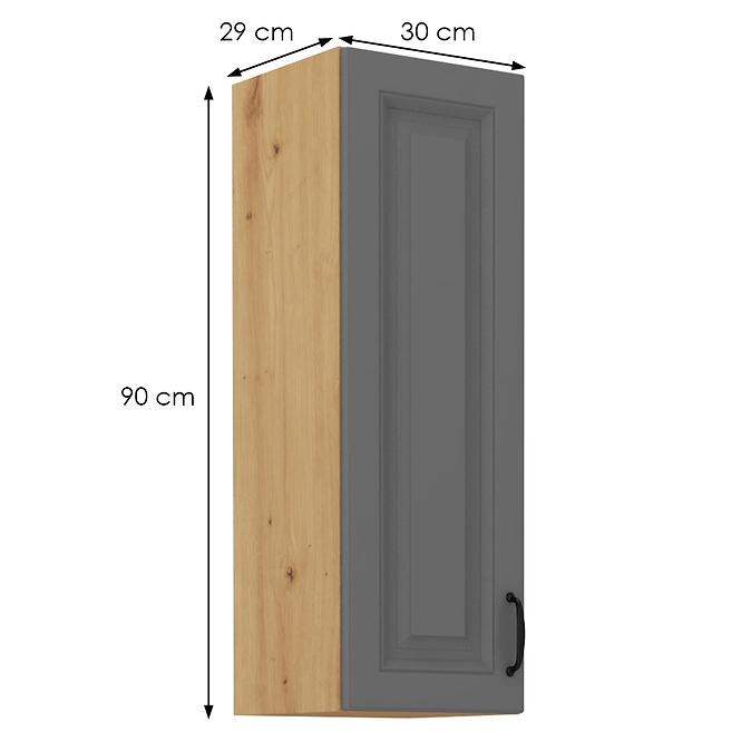 Küchenschrank Stilo dustgrey/artisan 30G-90 1F,2