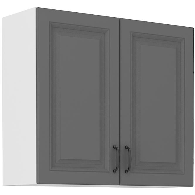 Küchenschrank Stilo dustgrey/weiß 80G-72 2F