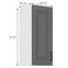 Küchenschrank Stilo dustgrey/weiß 30G-72 1F,2