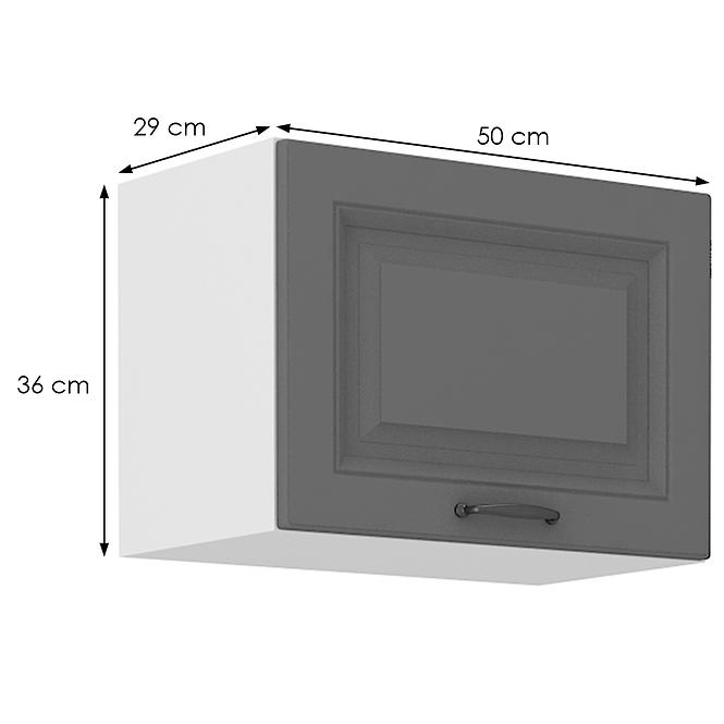 Küchenschrank Stilo dustgrey/weiß 50GU-36 1F,2