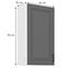 Küchenschrank Stilo dustgrey/weiß 50G-90 1F,2