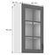 Küchenschrank Stilo dustgrey/weiß 40GS-90 1F,2
