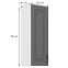 Küchenschrank Stilo dustgrey/weiß 30G-90 1F,2