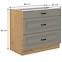 Küchenschrank Stilo claygrey/artisan 80D 3S BB,2
