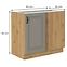 Küchenschrank Stilo claygrey/artisan 105 ND 1F BB,2