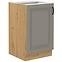 Küchenschrank Stilo claygrey/artisan 50ZL 1F BB