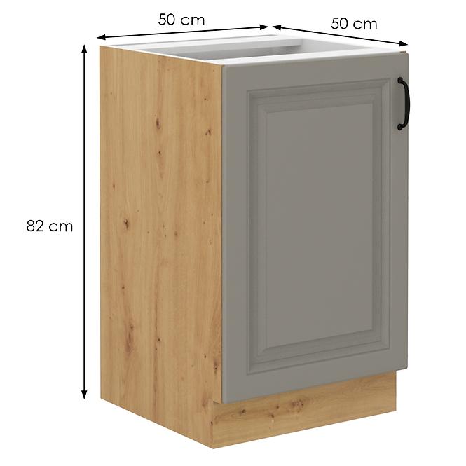 Küchenschrank Stilo claygrey/artisan 50ZL 1F BB,2