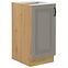 Küchenschrank Stilo claygrey/artisan 40D 1F BB