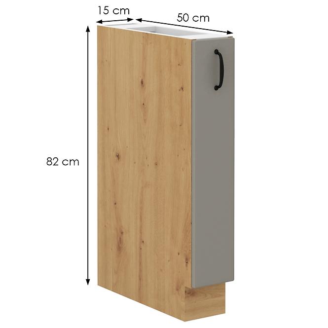 Küchenschrank Stilo claygrey/artisan 15D cargo BB,2