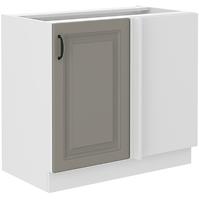 Küchenschrank Stilo claygrey/weiß 105 ND 1F BB