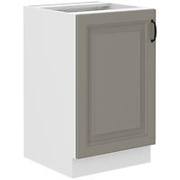 Küchenschrank Stilo claygrey/weiß 50ZL 1F BB