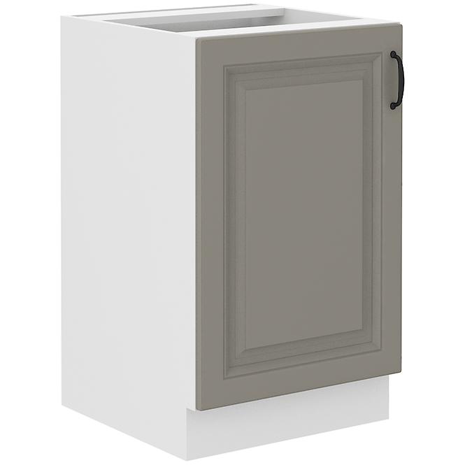 Küchenschrank Stilo claygrey/weiß 50ZL 1F BB