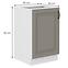 Küchenschrank Stilo claygrey/weiß 50ZL 1F BB,2