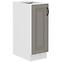 Küchenschrank Stilo claygrey/weiß 30D cargo BB