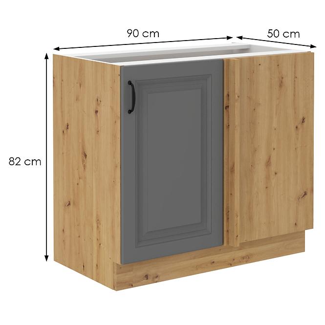 Küchenschrank Stilo dustgrey/artisan 105 ND 1F BB,2
