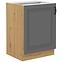 Küchenschrank Stilo dustgrey/artisan 60D 1F BB