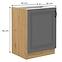 Küchenschrank Stilo dustgrey/artisan 60D 1F BB,2