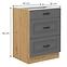 Küchenschrank Stilo dustgrey/artisan 60D 3S BB,2
