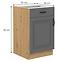 Küchenschrank Stilo dustgrey/artisan 50D 1F 1S BB,2