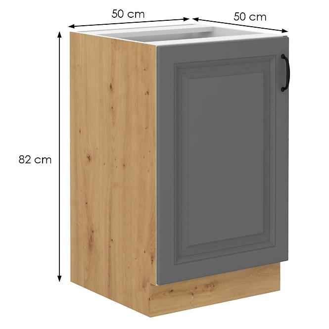 Küchenschrank Stilo dustgrey/artisan 50ZL 1F BB,2