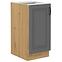 Küchenschrank Stilo dustgrey/artisan 40D 1F BB