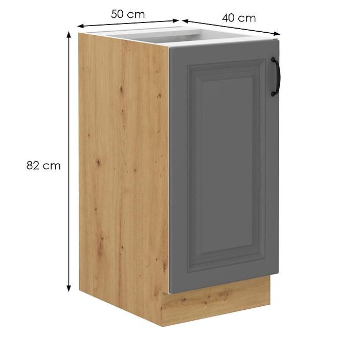 Küchenschrank Stilo dustgrey/artisan 40D 1F BB,2