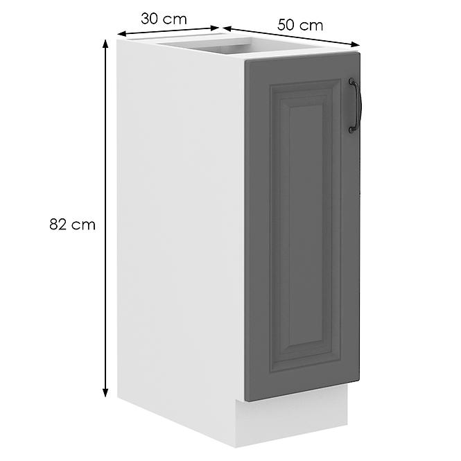 Küchenschrank Stilo dustgrey/weiß 30D cargo BB,2