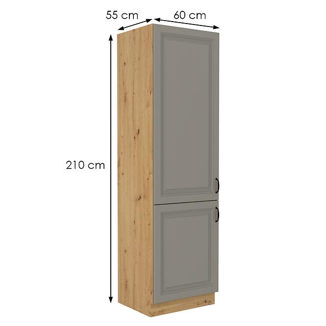 Küchenschrank Stilo claygrey/artisan 60LO-210 2F,2