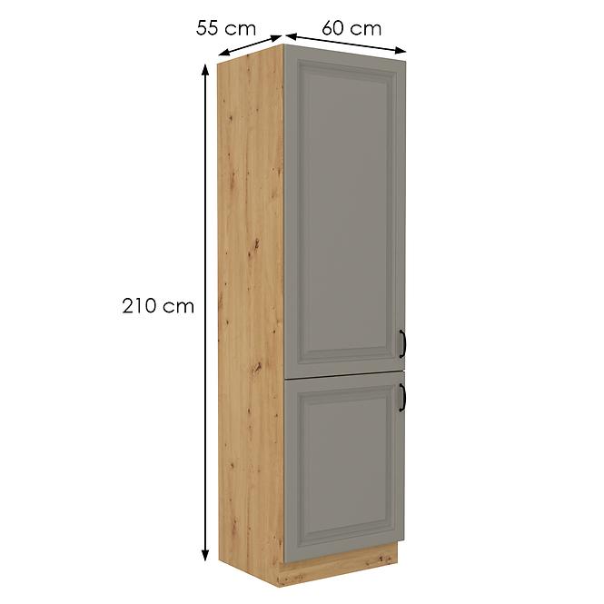 Küchenschrank Stilo claygrey/artisan 60DK-210 2F,2