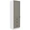 Küchenschrank Stilo claygrey/weiß 60DKS-210 3S 1F