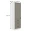 Küchenschrank Stilo claygrey/weiß 60DKS-210 3S 1F,2