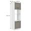 Küchenschrank Stilo claygrey/weiß 60DMP-210 2F,2