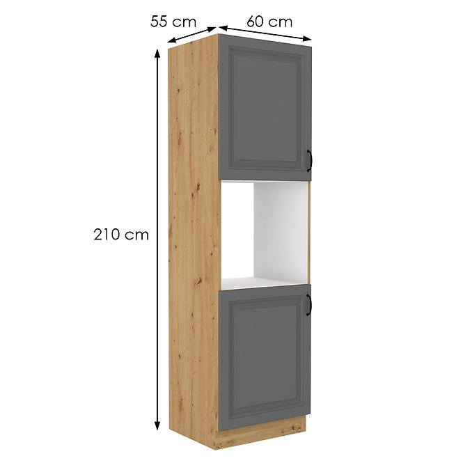Küchenschrank Stilo dustgrey/artisan 60DP-210 2F,2