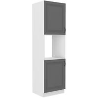 Küchenschrank Stilo dustgrey/weiß 60DP-210 2F