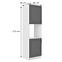 Küchenschrank Stilo dustgrey/weiß 60DP-210 2F,2