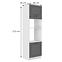 Küchenschrank Stilo dustgrey/weiß 60DMP-210 2F,2