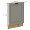 Türen für Einbauspülmaschine Küchenschrank Stilo claygrey/artisan 713x596,2