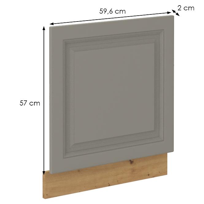 Türen für Einbauspülmaschine Küchenschrank Stilo claygrey/artisan 570x596,2