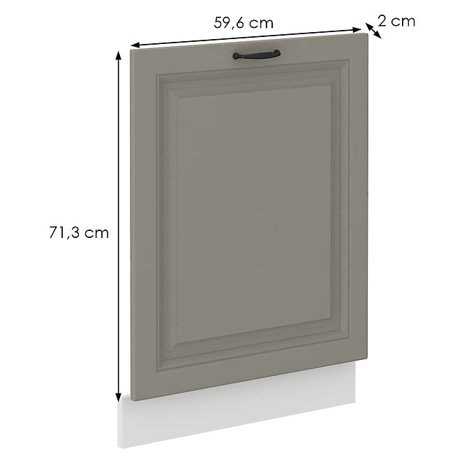 Türen für Einbauspülmaschine Küchenschrank Stilo claygrey/weiß 713x596,2