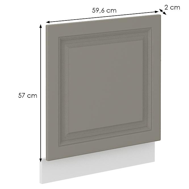 Türen für Einbauspülmaschine Küchenschrank Stilo claygrey/weiß 570x596,2