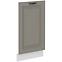 Türen für Einbauspülmaschine Küchenschrank Stilo claygrey/weiß 713x446