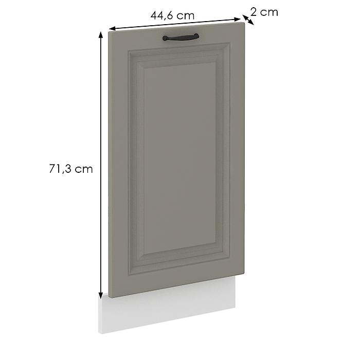 Türen für Einbauspülmaschine Küchenschrank Stilo claygrey/weiß 713x446,2