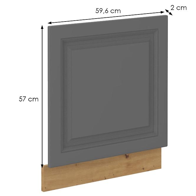 Türen für Einbauspülmaschine Küchenschrank Stilo dustgrey/artisan 570x596,2