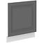Türen für Einbauspülmaschine Küchenschrank Stilo dustgrey/weiß 570x596