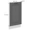 Türen für Einbauspülmaschine Küchenschrank Stilo dustgrey/weiß 713x446,2